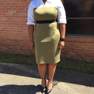 🟩◻️color block◻️🟩 New York & Co. 7th Avenue dress. Worn once!